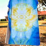 I SEE YOU Angel Sherpa Blanket