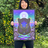 Panther's Grace - Classic Print No Glass Frame