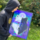 Wolf's Instinct - Classic Print No Glass Frame