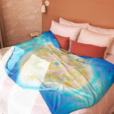 WE ARE HERE NOW Sherpa blanket