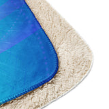 I LOVE YOU Angel Sherpa Blanket
