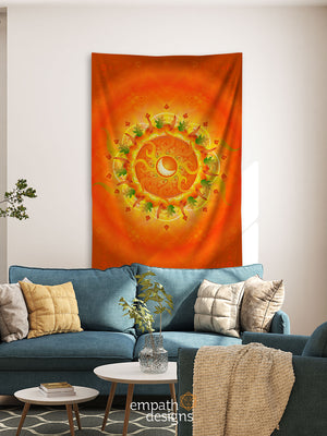 Autumnal Equinox Wall Hanging Tapestry