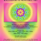Spring Equinox Digital Wallpaper