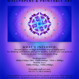 Winter Solstice Digital Wallpaper