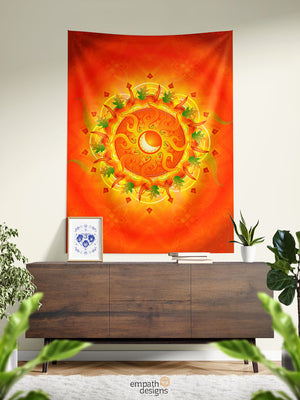 Seasonal Symmetry Wall Hanging Tapestry Collection