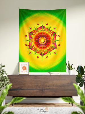 Seasonal Symmetry Wall Hanging Tapestry Collection