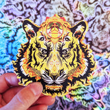 Ignite Tiger Holographic Sticker