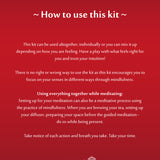 Root Chakra Grounding Meditation Ritual Kit