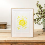 Sunflower - Paper Screen Print