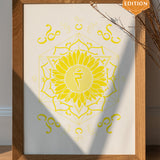 Sunflower - Paper Screen Print