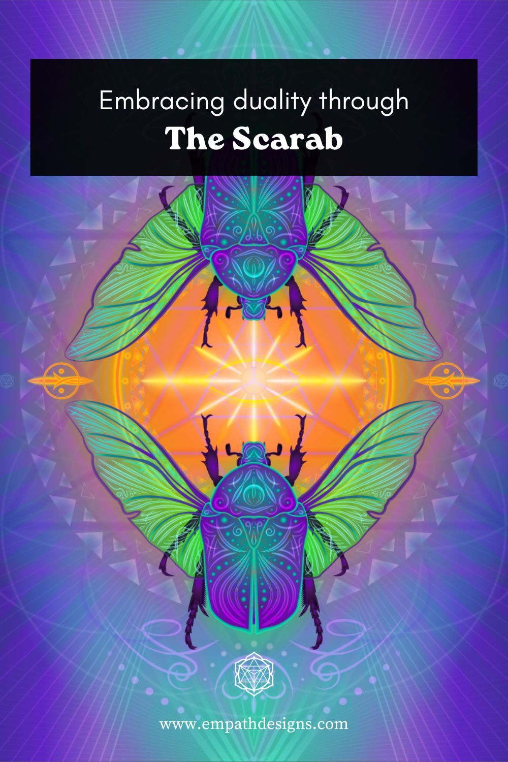 Embracing Duality Through the Scarab