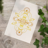 Crystal Starseed - Gold Foil Paper Print