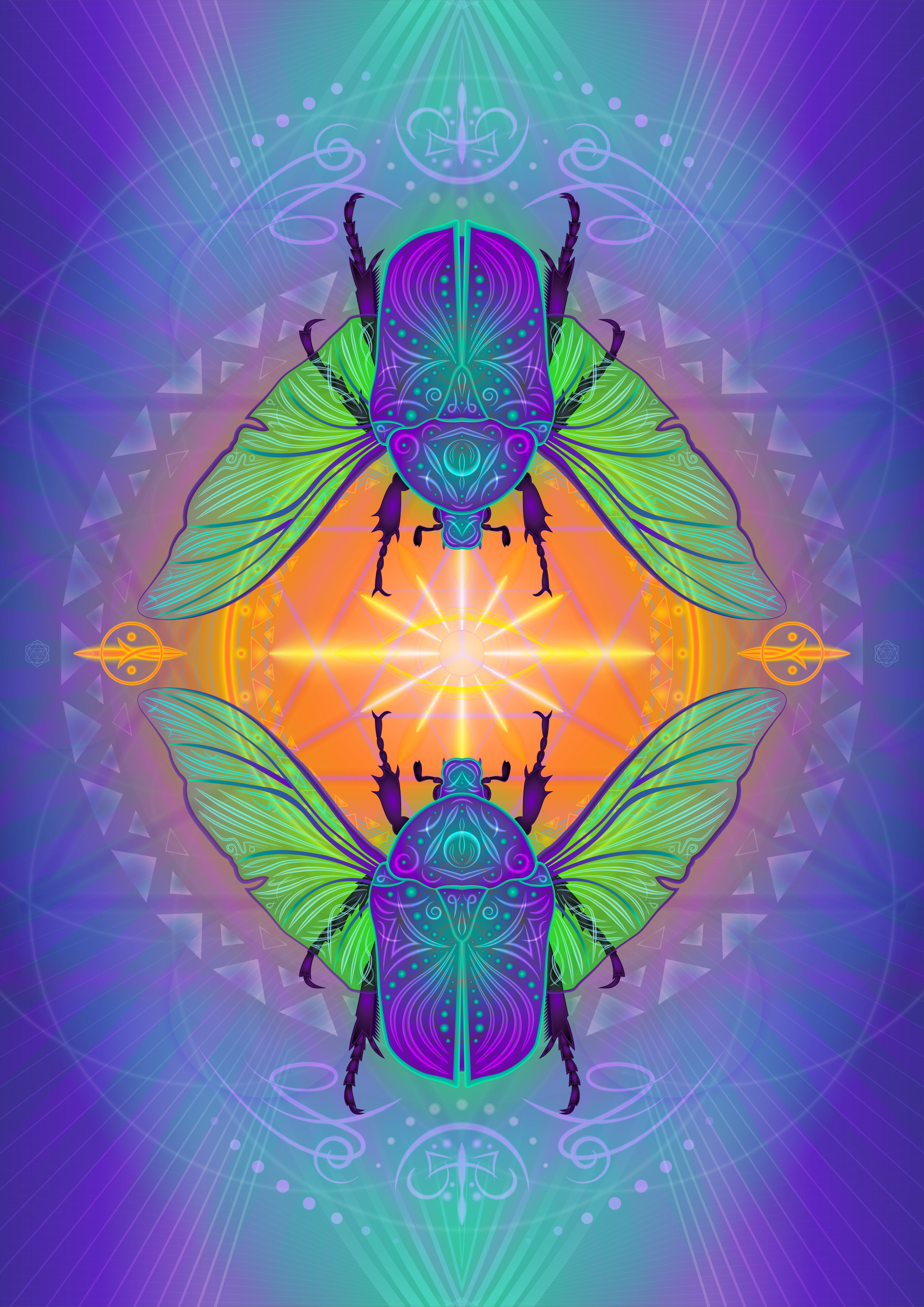 Scarab Connection Magnet