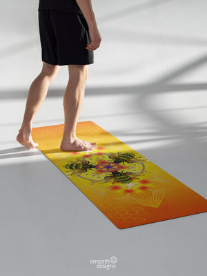Bee-luminate Yoga mat