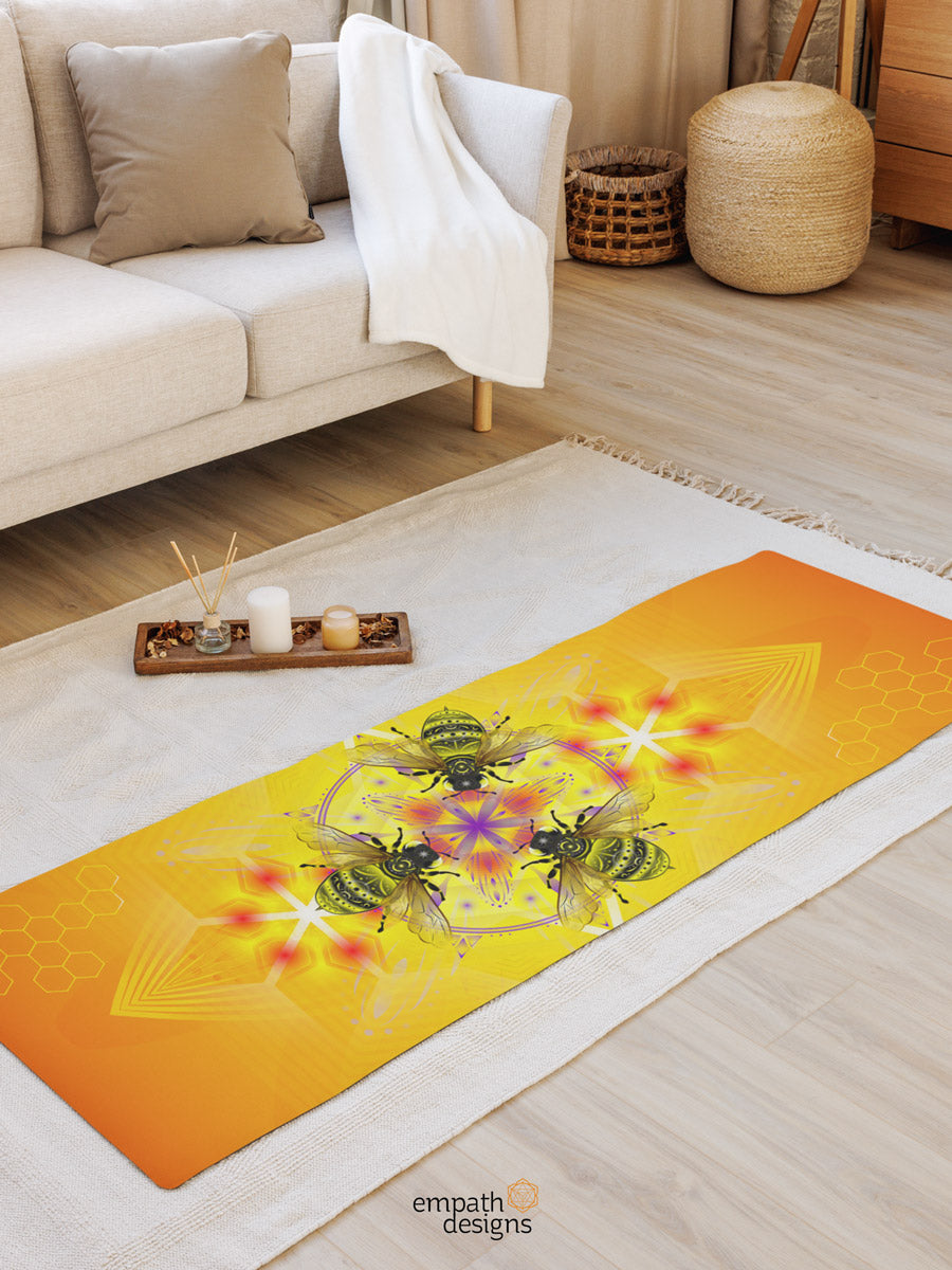 Bee-luminate Yoga mat