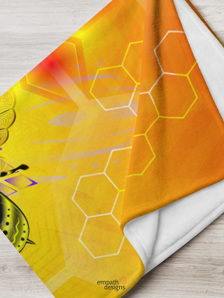 Bee-Luminate Throw Blanket