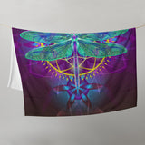 Dragonfly Magick Throw Blanket