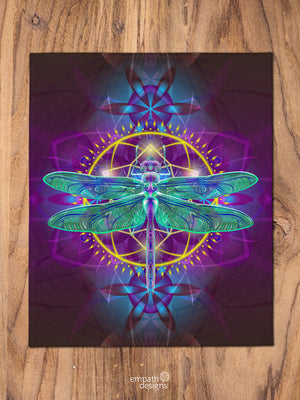 Dragonfly Magick Throw Blanket