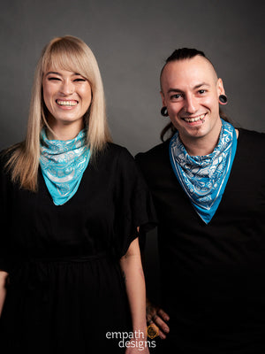 Serenity Bandana - Aqua Turquoise