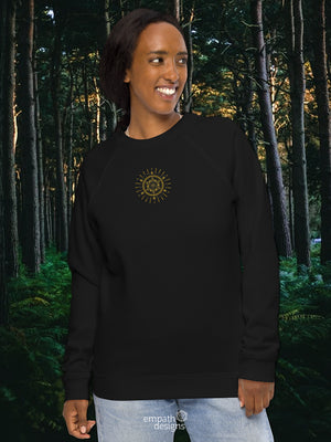 Hridaya Unisex Organic Raglan Sweatshirt