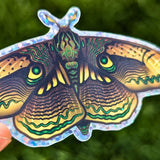 Moth Equilibrium Glitter Sticker