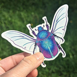 Scarab Connection Holographic Sticker