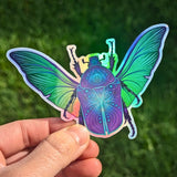 Scarab Connection Holographic Sticker