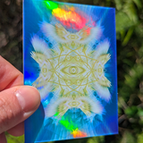 I Feel You Angel Seraph Holographic Sticker