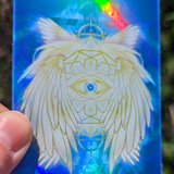 I Love You Angel Seraph Holographic Sticker