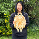 Blackbuck Antelope - Wooden Laser Cut Mandala