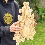 Indian Peacock - Wooden Laser Cut Mandala
