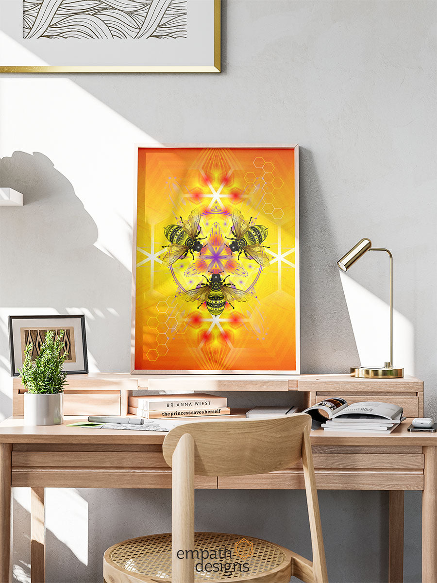 Bee-luminate - Fine Art Print