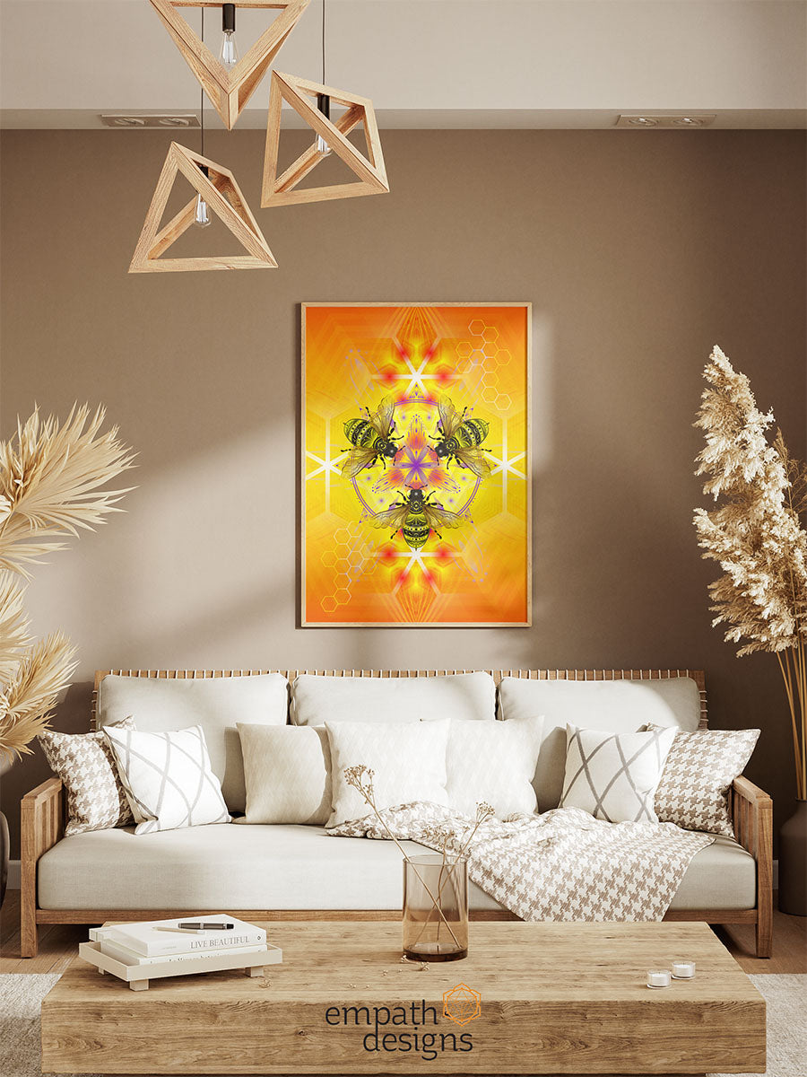 Bee-luminate - Fine Art Print