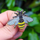 Bee-luminate Enamel Pin