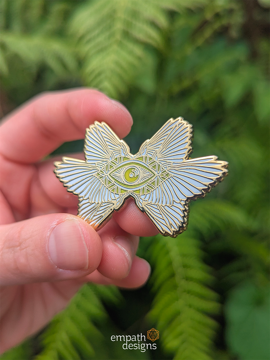 Angel Wings Enamel Pin
