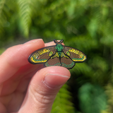 Moth Equilibrium Enamel Pin