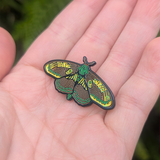 Moth Equilibrium Enamel Pin