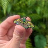 Moth Equilibrium Enamel Pin