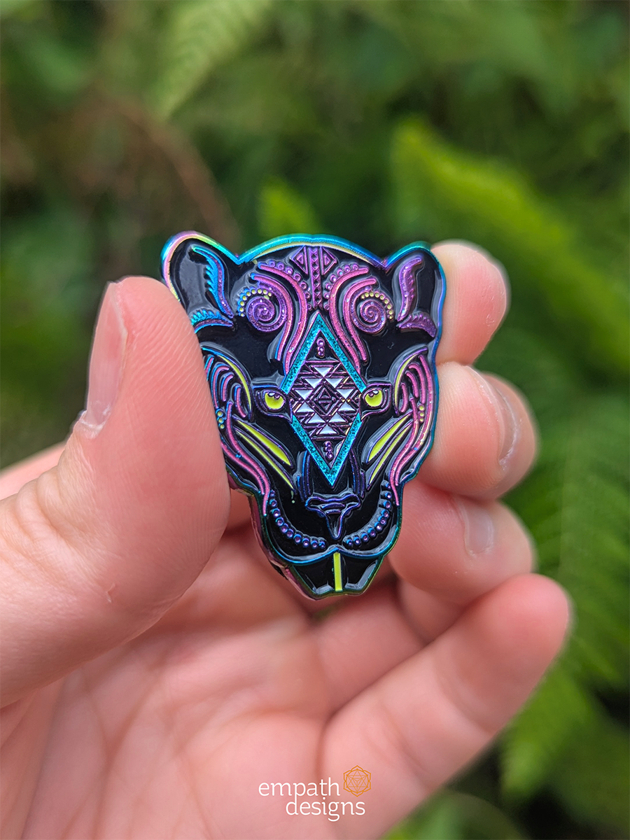 Panther´s Grace Enamel Pin