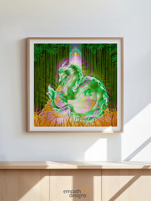 Follow The Dragon, Follow Your Heart - Fine Art Paper Print