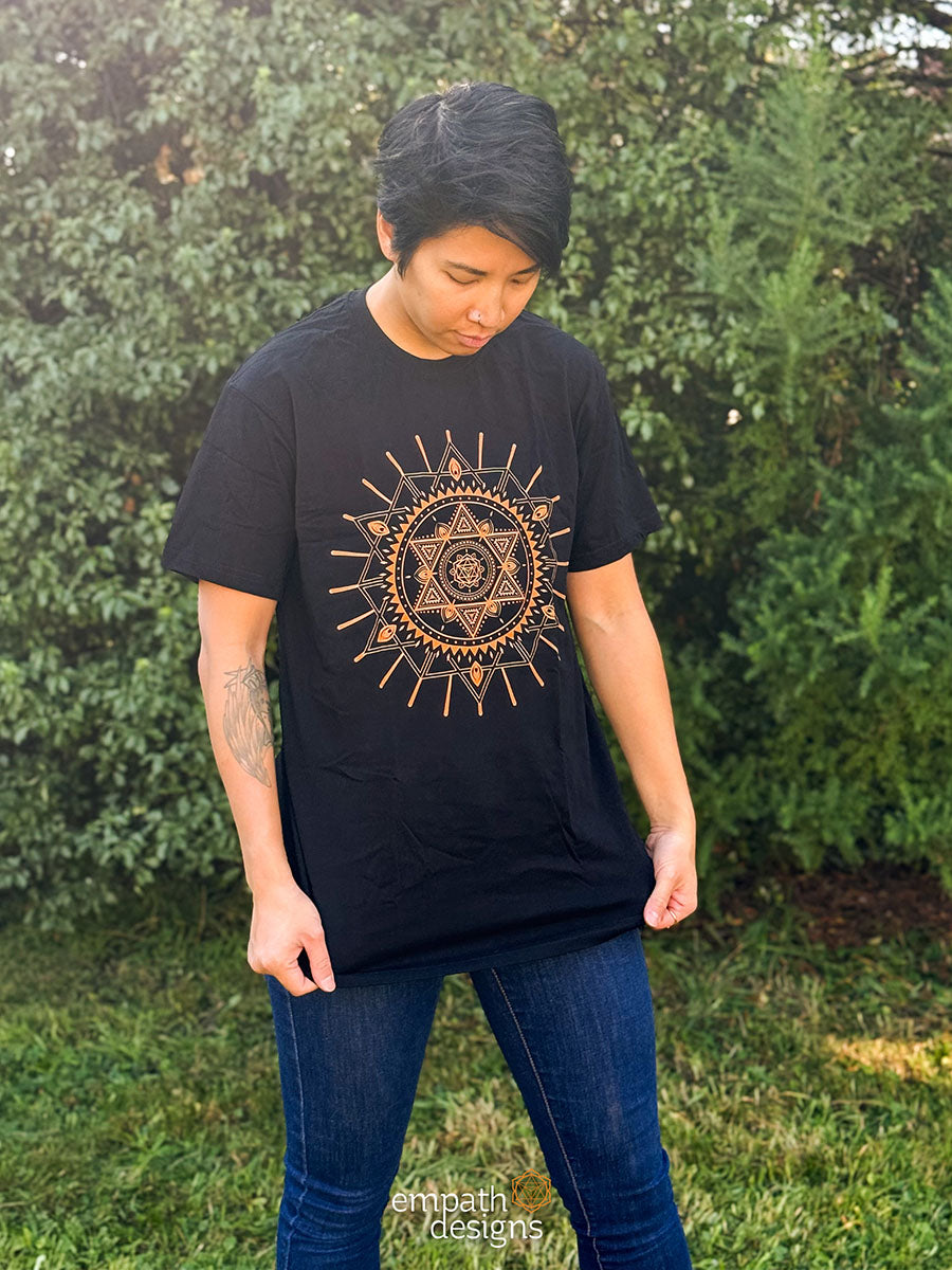 Hridaya Mandala Unisex Organic Cotton Tee