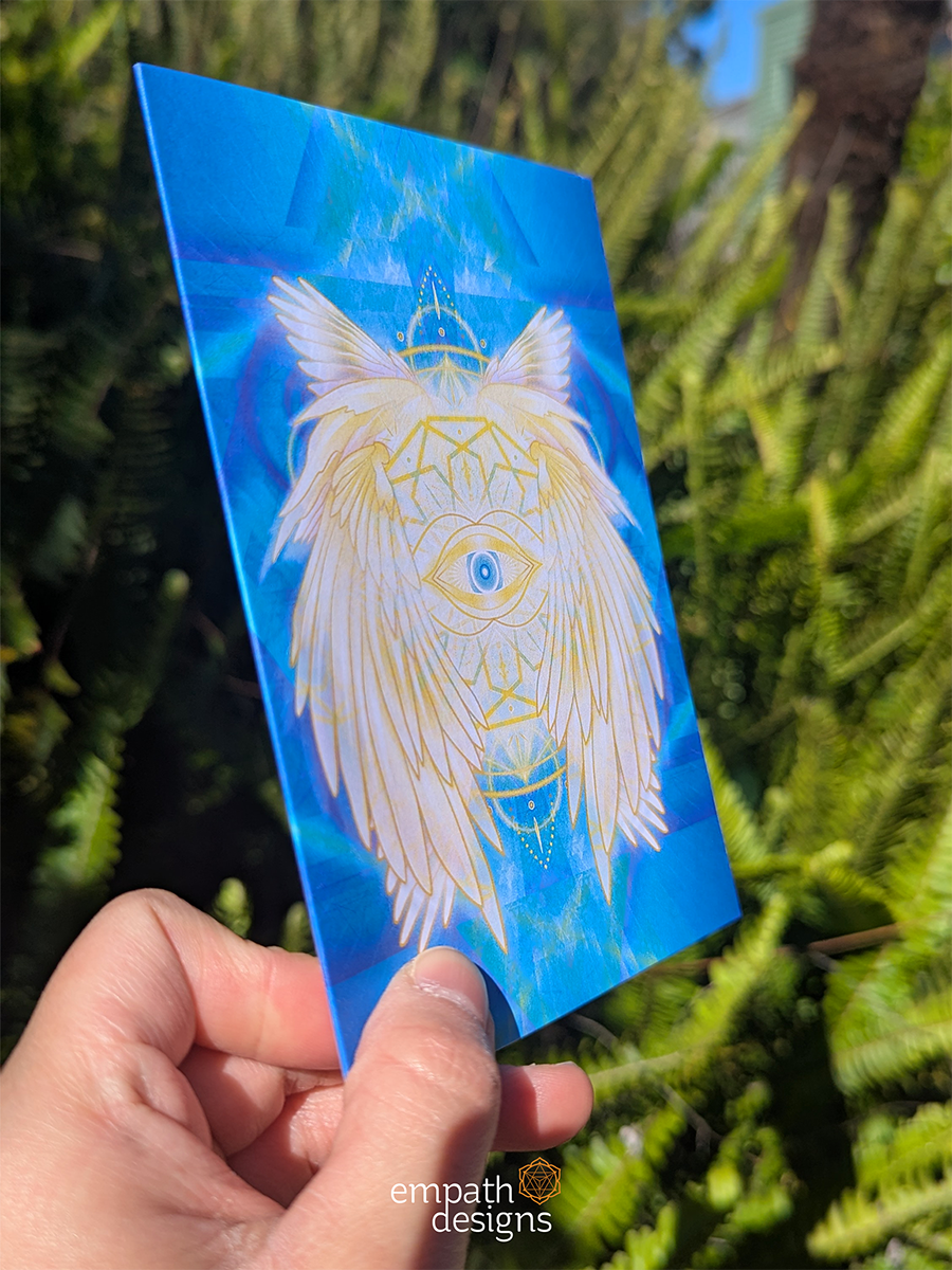 "I Love You" Angel Seraph Greeting Card