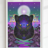 Panther's Grace - Fine Art Paper Print