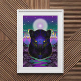Panther's Grace - Fine Art Paper Print