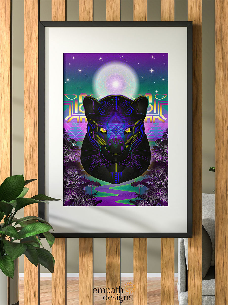 Panther's Grace - Fine Art Print