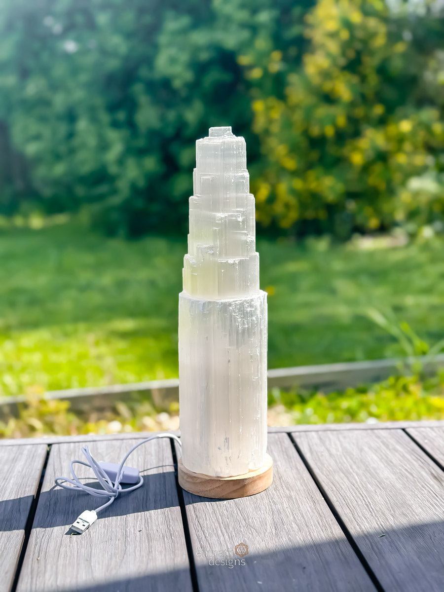 Selenite Tower - Large (30cm)