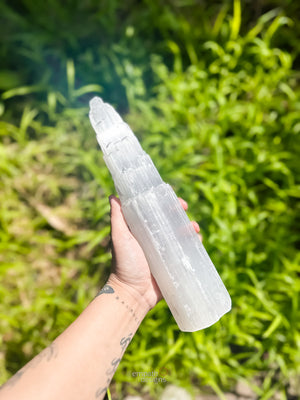 Selenite Tower - Medium (20cm)