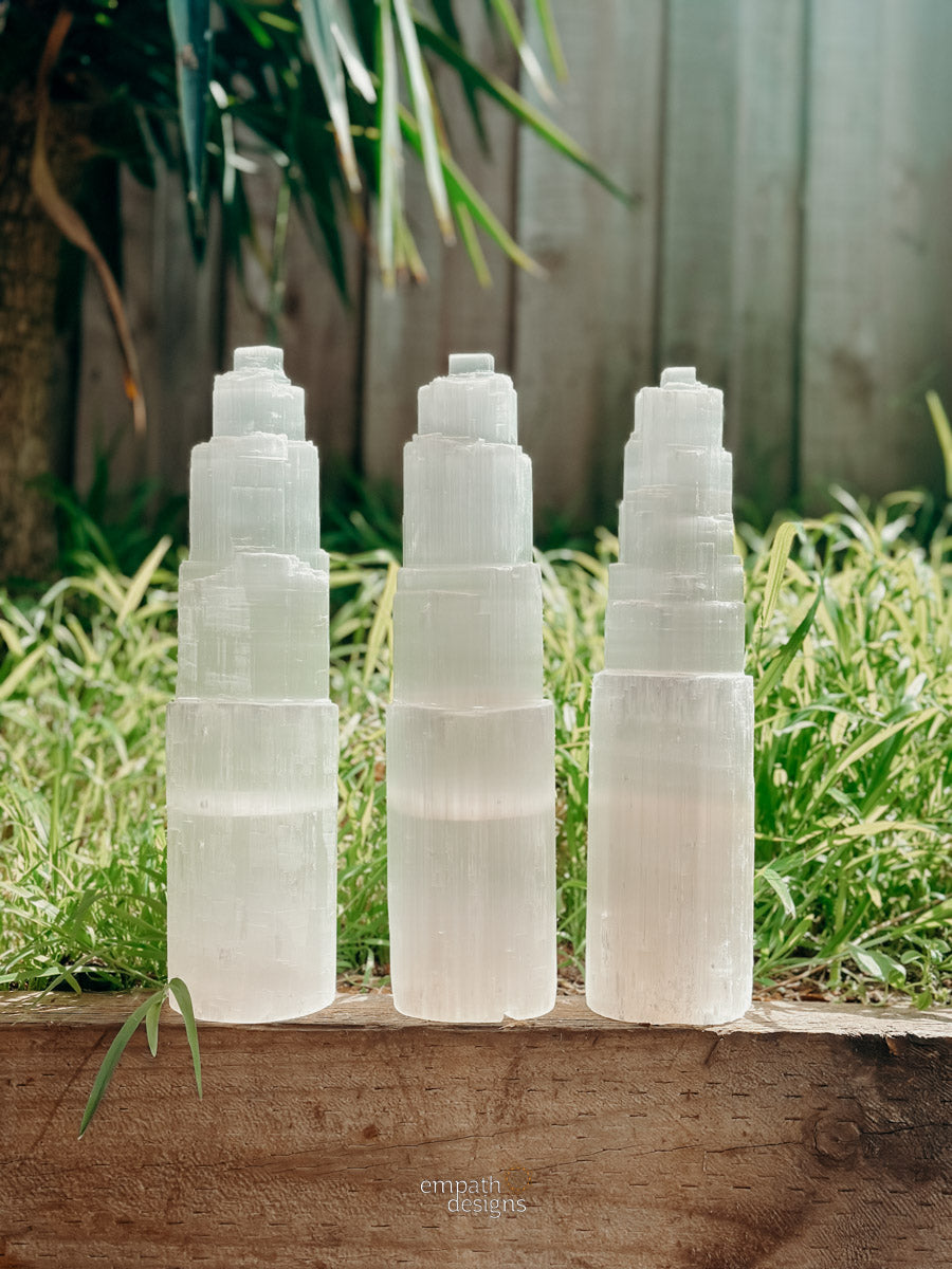 Selenite Tower - Large (33cm - 35cm - 3 - 4kg)