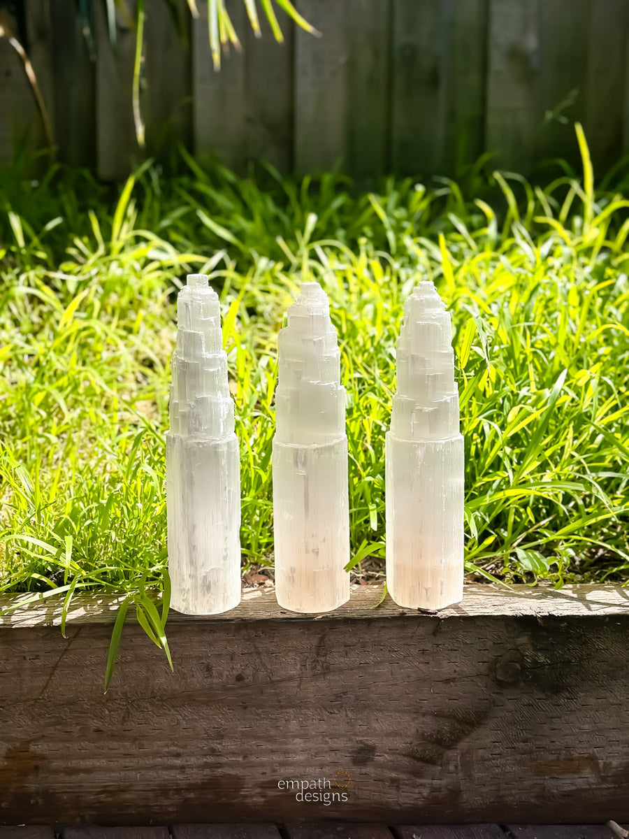 Selenite Tower - Medium (20cm)