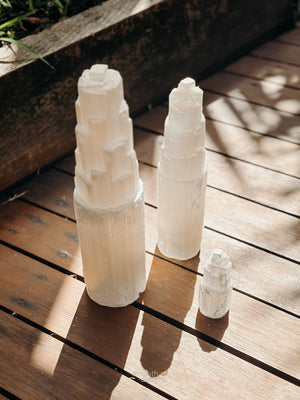 Selenite Tower - Medium (20cm)